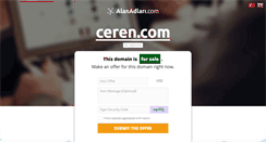 Desktop Screenshot of ceren.com
