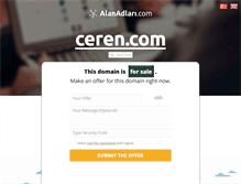 Tablet Screenshot of ceren.com